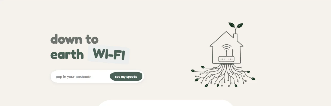 Earth Broadband website