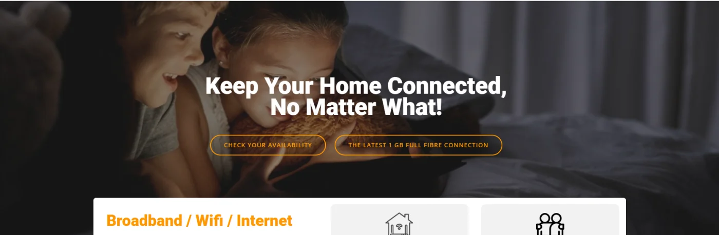 Eclipse Broadband website